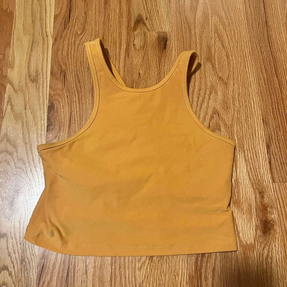 Beyond Yoga Yellow Spacedye Halter